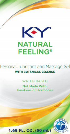 K-Y® Natural Feeling Lubricant & Massage Gel with Botanical Essence
